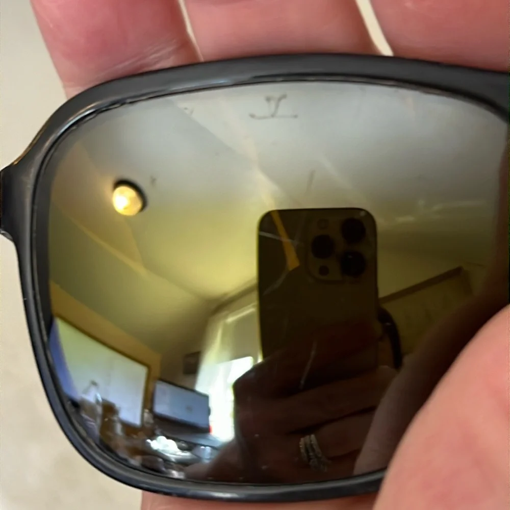 Vintage Vuarnet Pouilloux aviator sunglasses polarized gradient black mirrored
